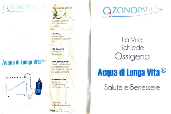 Ozonopatia - Acqua di lunga vita